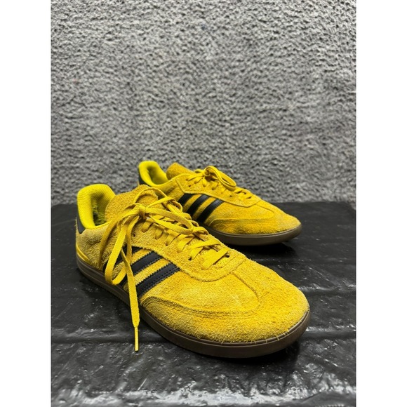 adidas Other - Adidas Originals Samba ADV Lace Up Sneakers Bold Gold DB3188 Mens Size 9.5 US